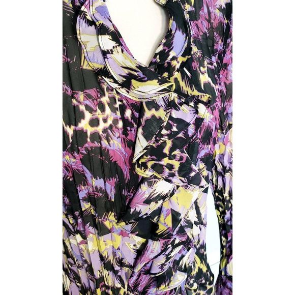 Style&co. Pleated Floral Blouse NWOT - Picture 2 of 7